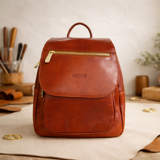 Morral y Manos Libres de Dama en Cuero