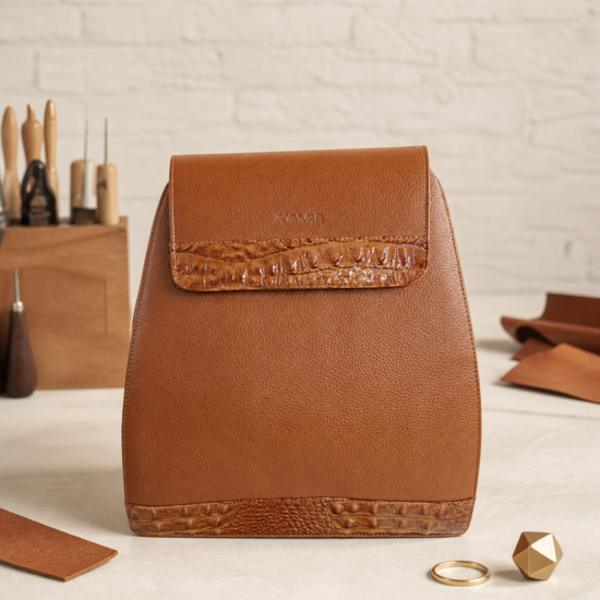 Morral y Manos Libres de Dama en Cuero