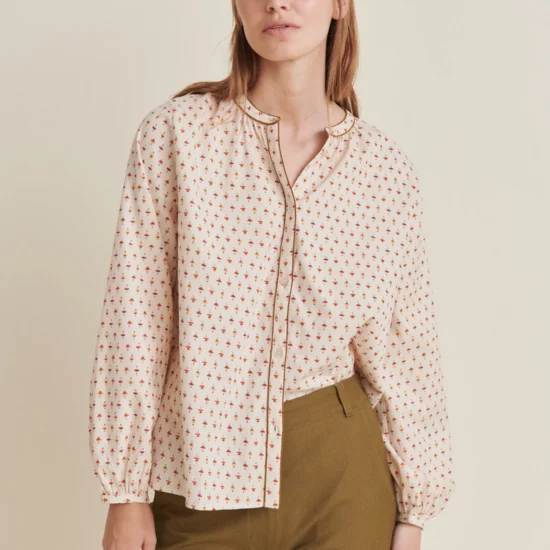 Spina shirt shirts ba495 02 684 birch alaskan blue lotus orange tapenad summer 1 1650x crop center