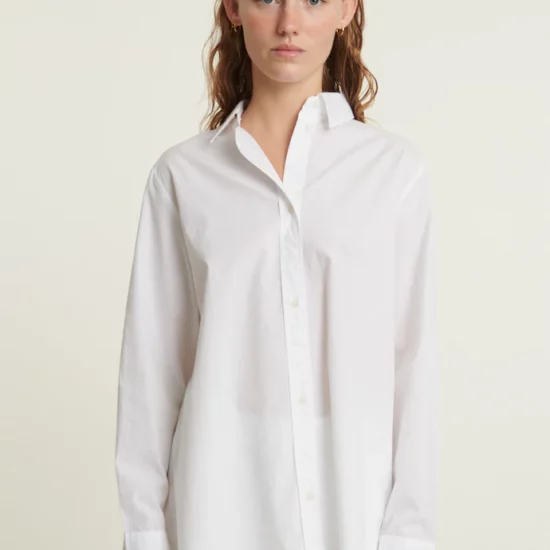 Vilde classic shirt shirts ba416 23 423 bright white 7 690x crop center